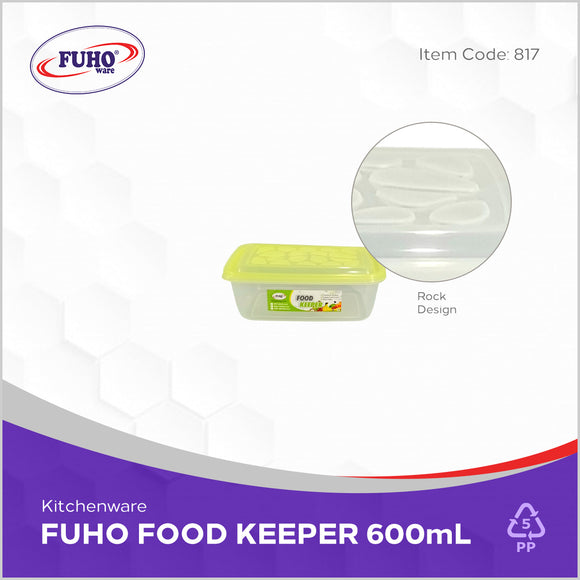 FUHO Food Keeper 600mL (Rock Design)