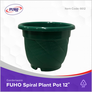 FUHO Spiral Plant Pot 12"