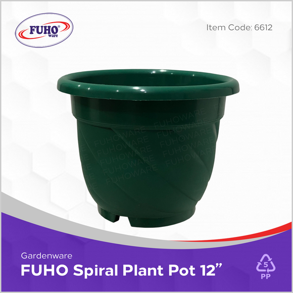 FUHO Spiral Plant Pot 12