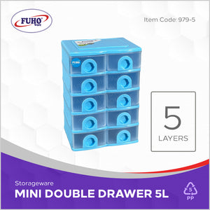 FUHO Mini Double Drawer 5 Layers