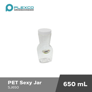 650mL Plexco PET Sexy Jar