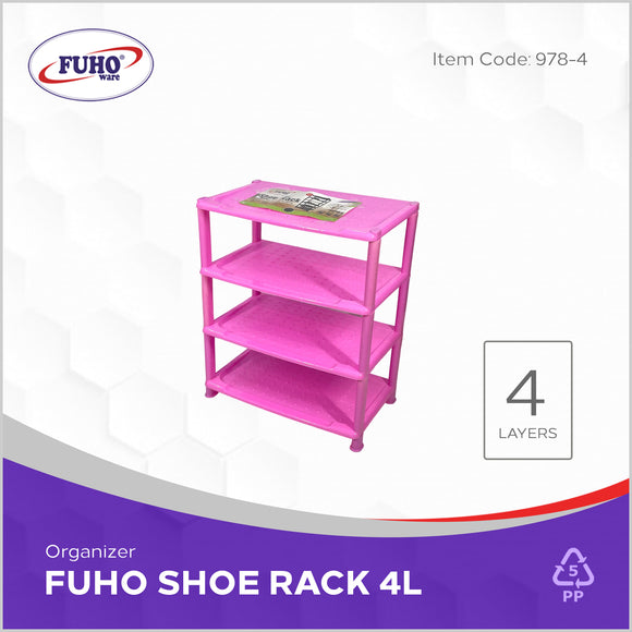 FUHO Shoe Rack 4 Layers