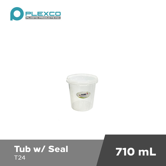 710mL Plexco Tub w/ Seal