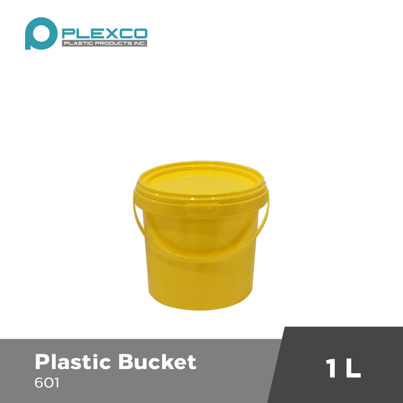 1L Plexco Bucket w/ Seal Yellow