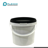 1L Plexco Bucket w/ Seal White