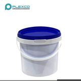 1L Plexco Bucket w/ Seal White