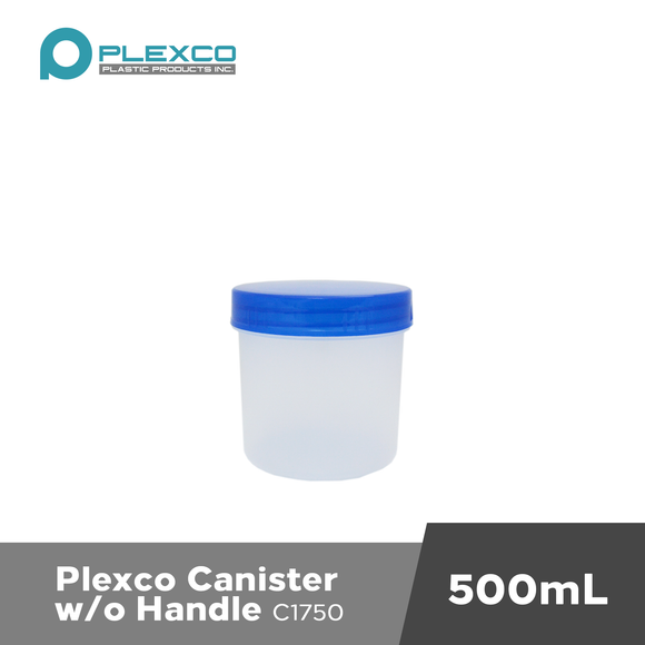 Plexco Canister w/o Handle 500mL
