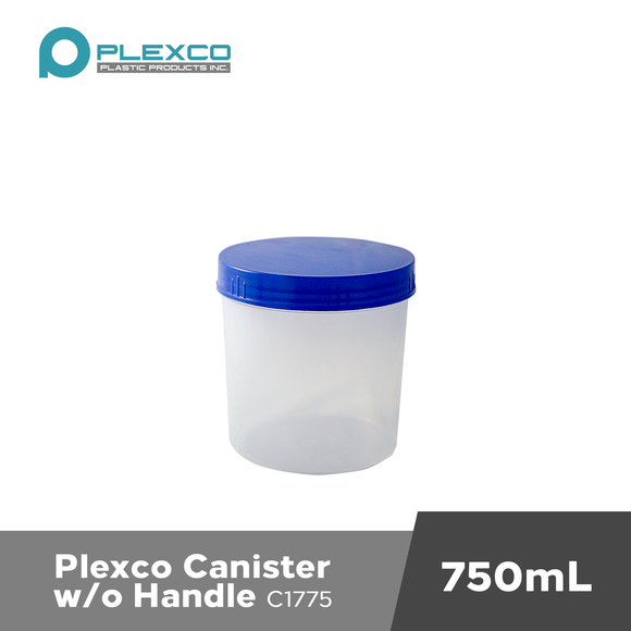 Plexco Canister w/o Handle 750mL